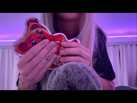 [ASMR] German + French bedtime story 🇩🇪🇫🇷 | whispering, mouth sounds, lipstick 