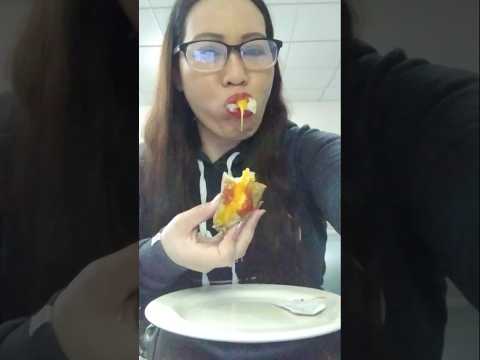CHEESY BAKED POTATO #food #shortsfeed #mukbang #everyone #asmr