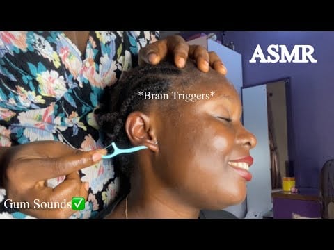 ASMR✨ SATISFYING DENTAL FLOSSING YOUR DIRTY EARS TILL YOU FALL ASLEEP PLUS GUM SOUNDS