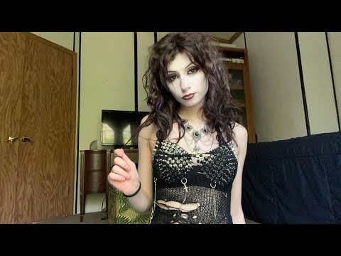 asmr- sweet goth girl gives you a haircut ✂️