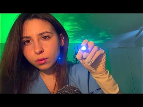 ASMR Nurse Gives You FULL Health Checkup - Intense Cranial Nerve Exam With Body Triggers