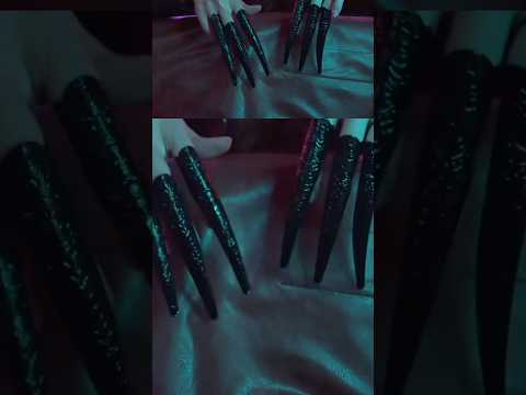 Rain on Umbrella Sound? ☔ Leather Tapping ASMR with Metal Nails (So Relaxing)