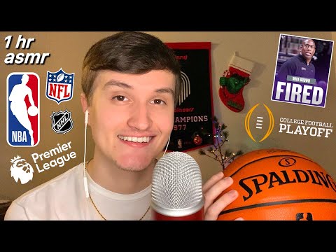 ASMR | Whispering All Things Sports Until You SLEEP 🏈💤 (whisper ramble)