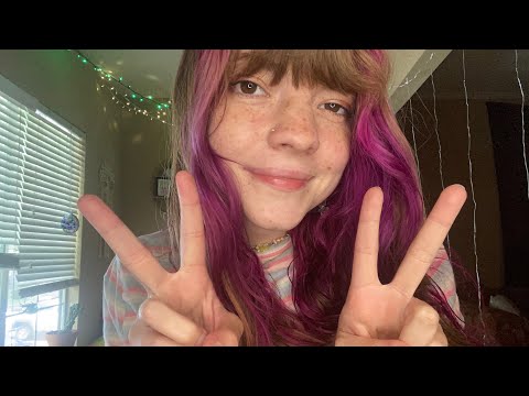 ASMR Hand Movements & Mouth Sounds *Lofi*