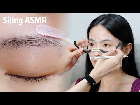 ASMR👀Eyebrow Grooming✂️Waxing Tweezing,Trimming🔊Real Sounds