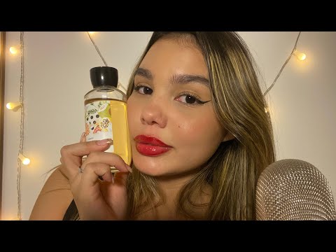 ASMR | EU DORMI EDITANDO ESSE VÍDEO ❤️😴 - tapping e sons de água 