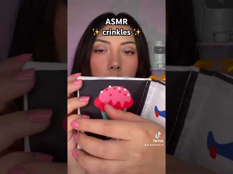 Crinkles #asmr #asmrjade #asmrshorts