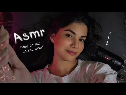 Asmr *Eu vou dormir do seu lado hoje* (Carinho e voz suave) 💕🩷