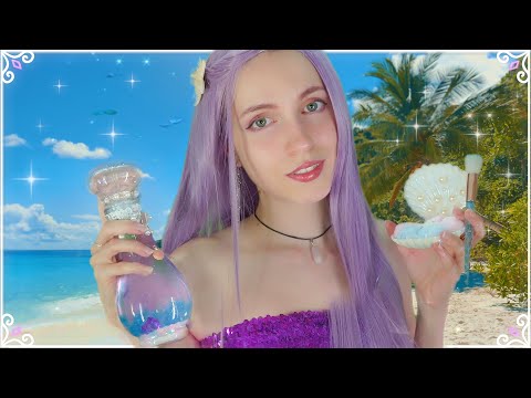 ASMR 💜 Una encantadora SIRENA te rescata del Naufragio 🌴🐬[ Atención Personal para un Pirata ] 🌊🏴‍☠️