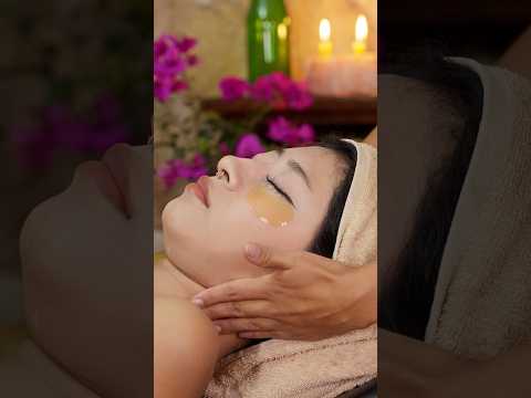 Tratamientos de spa ASMR con facial, masaje y lavado de cabello para ayudarte a relajarte y dormir