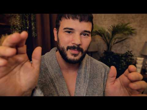Shhh....You Can Sleep Now 😴 ASMR Gentle Face Touching for Relaxation and Comfort