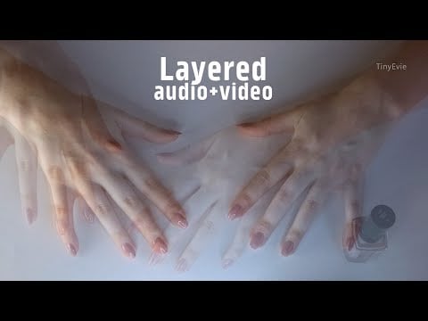 [ASMR] Layered fingertip tapping (10 minute loop) - no talking