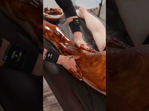Warmth of chocolate and caring hands: the perfect full-body massage for Maria #relaxingmassage