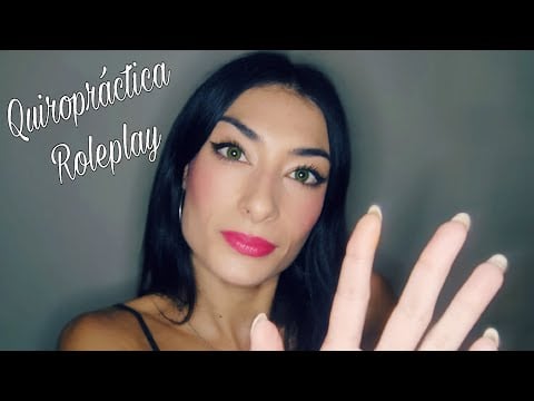 ASMR ROLEPLAY | Masaje QUIROPRÁCTICO con CRUJIDOS y sonidos de CREMA | Asmr en Español 💖