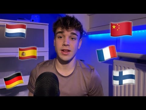 ASMR In YOUR Language ~hand movements, whispering
