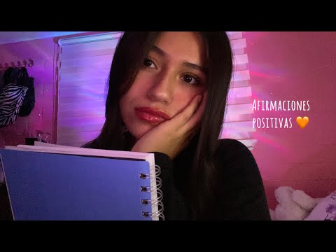 ASMR | Afirmaciones positivas para calmar tu mente. 𝜗𝜚🩷