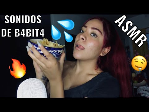 🔥🤤ASMR | SONIDOS DE B4BIT4 + SONIDOS CRUJIENTES DE PAPAS HABANERAS🔥🤤