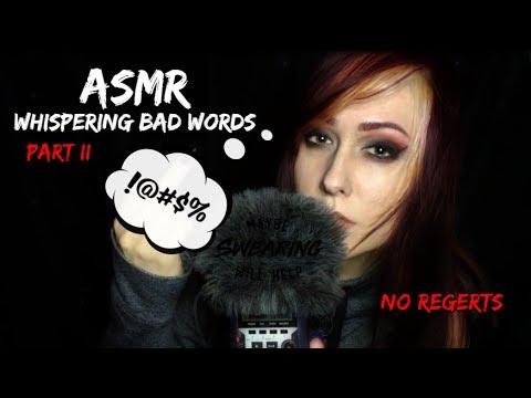 ASMR Whispering Bad Words Part II