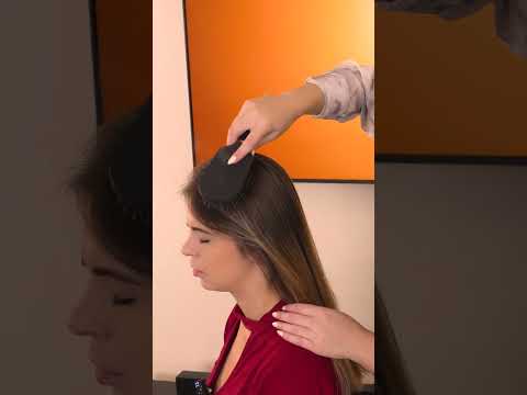 asmr personals attention & hair play on a real person