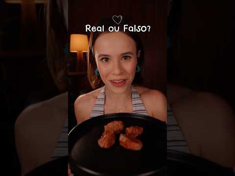 ASMR Real ou Falso? Qual você acerta? 🥩💎🍣🧁🍅