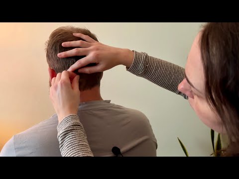ASMR Light Touch Scalp Massage & Micro Attention ✨ [Real Person ASMR]