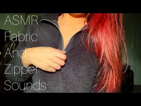 ASMR Soft Fabric Scratching, Zipper Sounds, Mic Scratching, Mouth Sounds