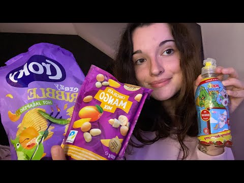 ASMR ~ MUKBANG de produits bizarre d'Action 🥤🍫🍬