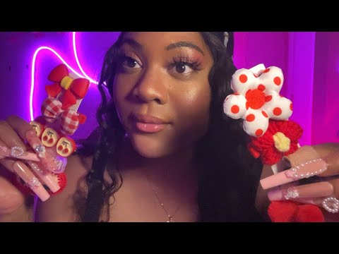 ASMR | Clipping Your Hair Back 🎀