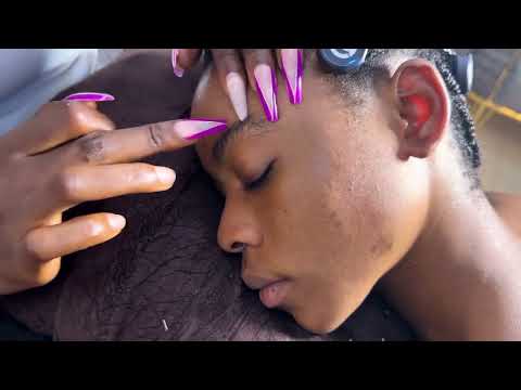 ASMR The best sleep of your life, detailed ear cleaning, face nitpicking, back & neck massage