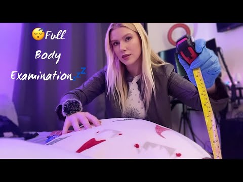 🔍Examining Your Body (for no reason) 📏 ASMR POV Measuring|Fabric, Glove Sounds|