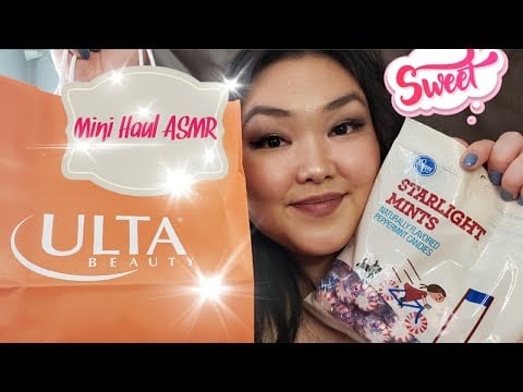 #Ulta #Shopping #Haul #Mouthsounds 💖Mini Haul ASMR