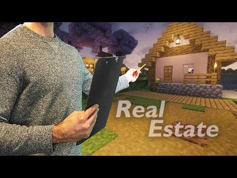 Friendly Minecraft Real Estate Agent Sells You Ocean Front Property | ASMR Roleplay