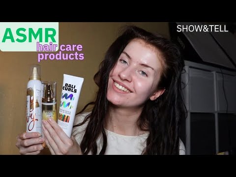 ASMR Hair Care Products Show & Tell (soft spoken) random rambling and over explaining for sleep 💤😴
