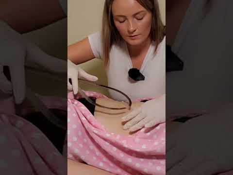 ASMR Abdomen Measuring