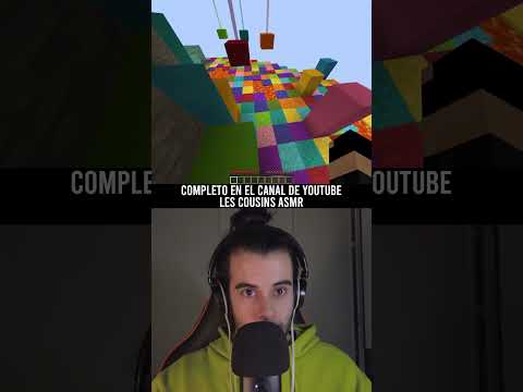 ASMR MOUTH SOUNDS MINECRAFT PARKOUR SPIRAL V2 (EN ESPAÑOL) #shorts