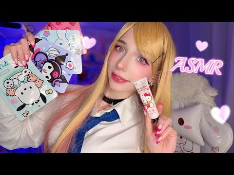 АСМР СПА МАССАЖ 🌸🥰 *маски, помадки, мурашки,шепот*