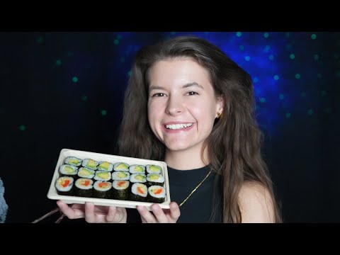 ASMR live - Sushi Mukbang 🍱