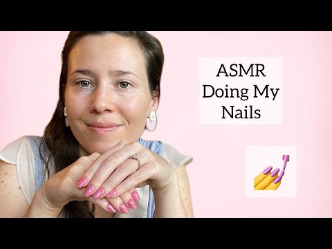 ASMR - Doing My Nails! Gel Polish At Home - Tapping, Whispering & Chit Chat