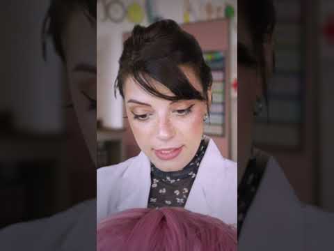 School Nurse Lice Scalp Check #shorts #asmr