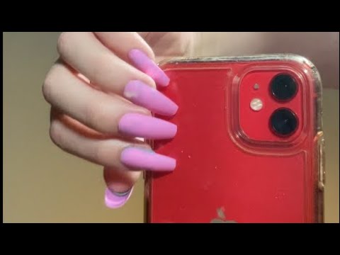 [ASMR - no talking] Lo-Fi tapping on mirror & camera for relaxation 😴