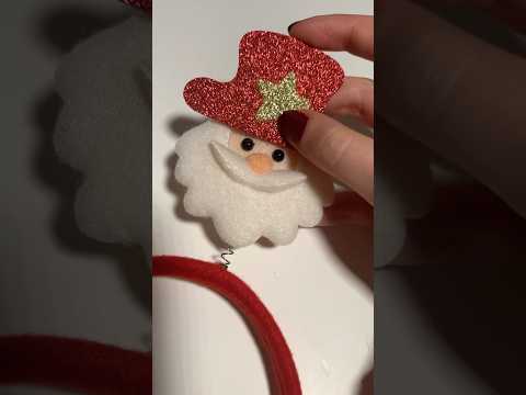 Christmas Headband ASMR 🎅🏼🎄 #randomasmr #headband #shorts #asmr #asmrvideo #lofi