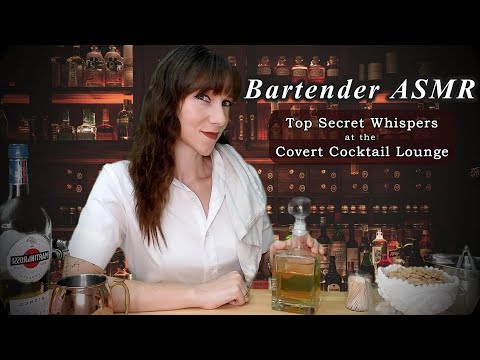 Bartender 🍸👄🕵️‍♂️|ASMR| *roleplay *flirty *personal attention