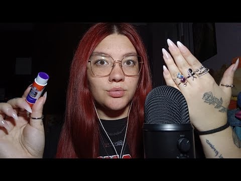 VIDEO DEDICA PER GIULIA (Glue Stick on Mic, Tapping Legno, Mic Brushing) 😴💜 | ASMR ITA