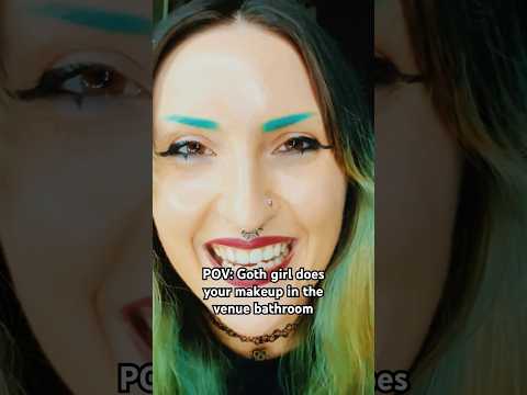 ⚰️GOTH GIRLS DO THE BEST MAKEUP Pt22⚰️ #asmr #gothvibes #asmrmakeup #asmrroleplay #tingles