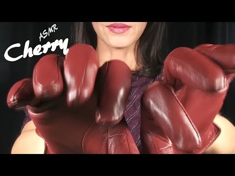 【ASMR】Tickle Tickle Brown Leather Gloves Hand Sound 간질 간질 갈색 가죽 장갑 손 소리 / 茶色の革手袋でこちょこちょくすぐり