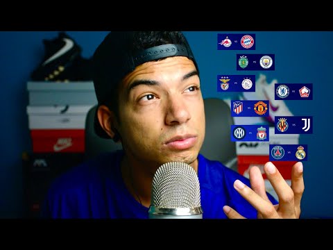 ASMR Calendrier de l'avent 14/25 : Mes pronos ( 8ème de finale - Ligue des Champions )