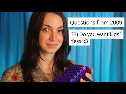 ASMR retaking a survey from when I was 14 😭
