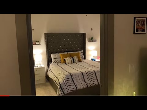 ASMR apartment tour pt. 2 (bedroom & bathroom)