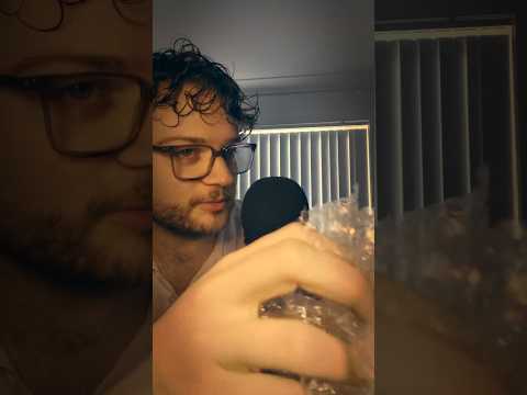 Gentle plastic sounds ear-to-ear behind you #asmr #asmrsounds #plasticsounds