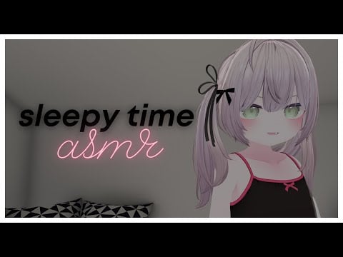 【3D LIVE ASMR】need help sleeping sensei..? maybe ill help..~!